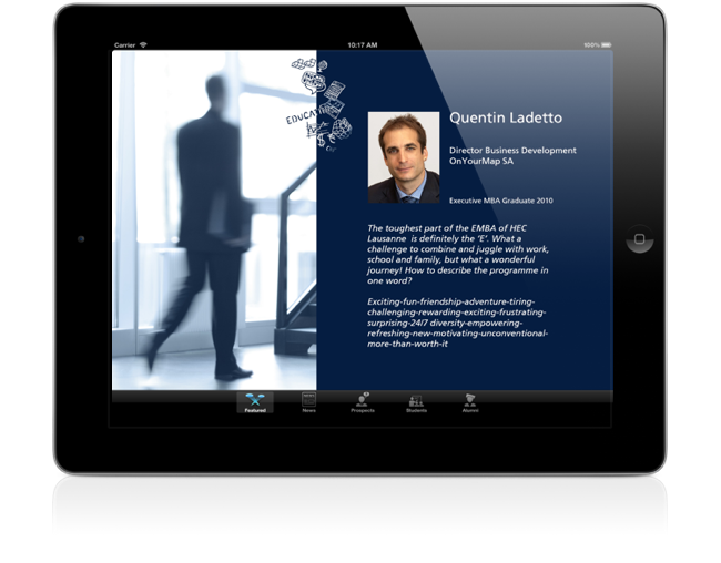 executive mba app